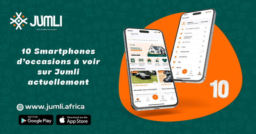10 Smartphones d’occasions à voir sur Jumli actuellement