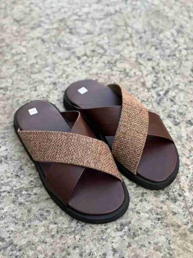 Sandales hommes en cuir