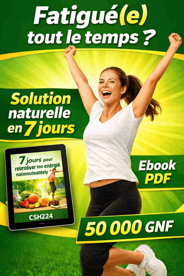 Fatigué tout le temps ? Solution naturelle en 7 jours (Ebook PDF)