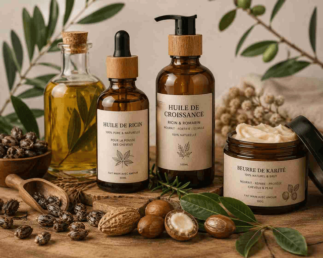Produit naturel pour soin capillaire