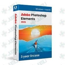 Logiciel De Retouche Photo Assistée par IA Adobe Photoshop Elements 2026 LICENCE DEFINITIVE - DISPONIBLE EN TELECHARGEMENT