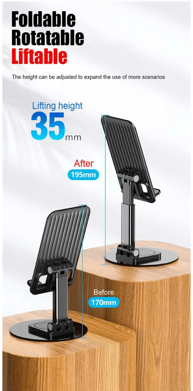 Support de téléphone pliable et extensible