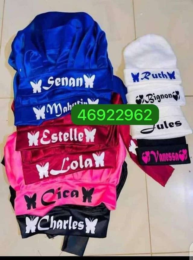 Chapeau et Bonnet personnalisé ♥️