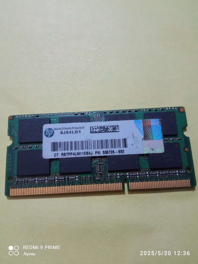 Ram Laptops HP 4GB