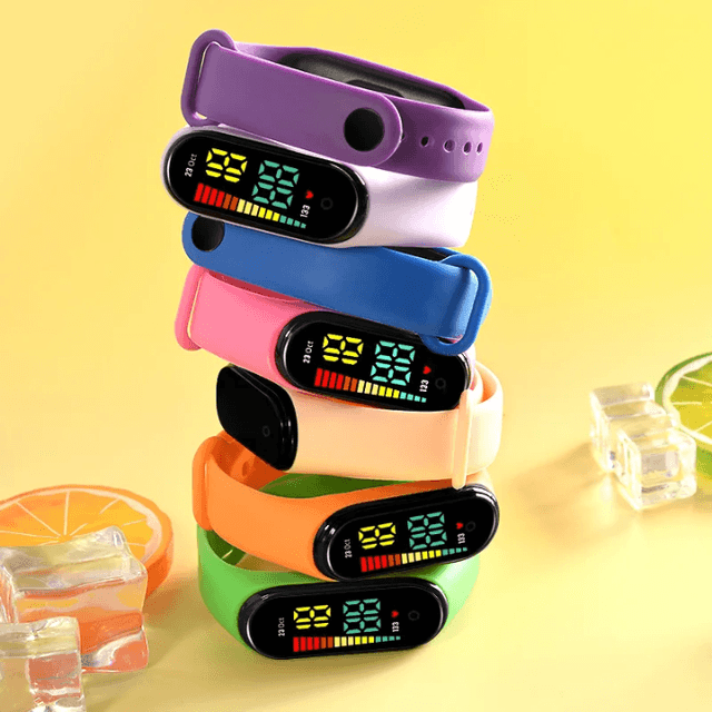 🥳 NOUVEAU ! Montres Digitales Enfants Colorées & Fun - Idéales pour l'école et le jeu !