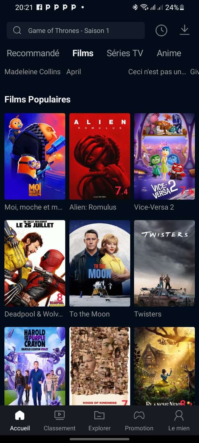 Films gratuits