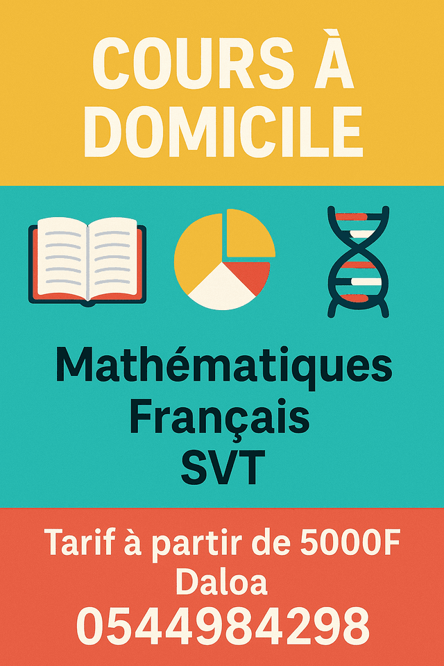 Cours à domicile