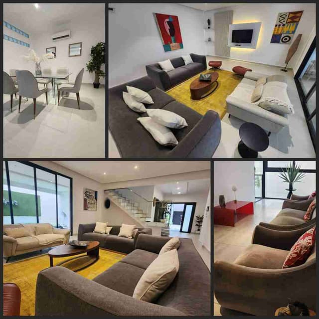 À LOUER – Villa meublée 6 pièces avec piscine privée – Riviera Golf 4, Beverly HillsMagnifique villa duplex meublée située dans une concession sécurisée 24h/24, alliant confort, modernité et 
