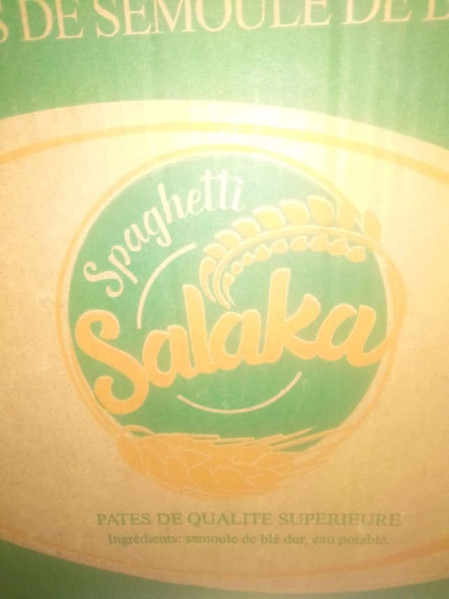 Spaghetti salaka , pasta etc
