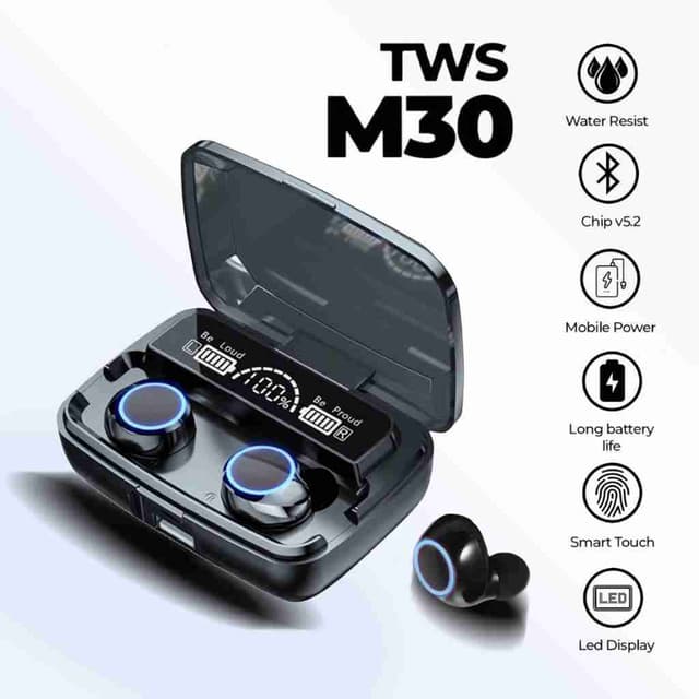 TWS M30 ÉCOUTEURS SANS FIL BLUETOOTH