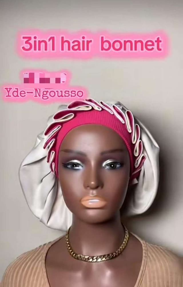 Bonnet en satin