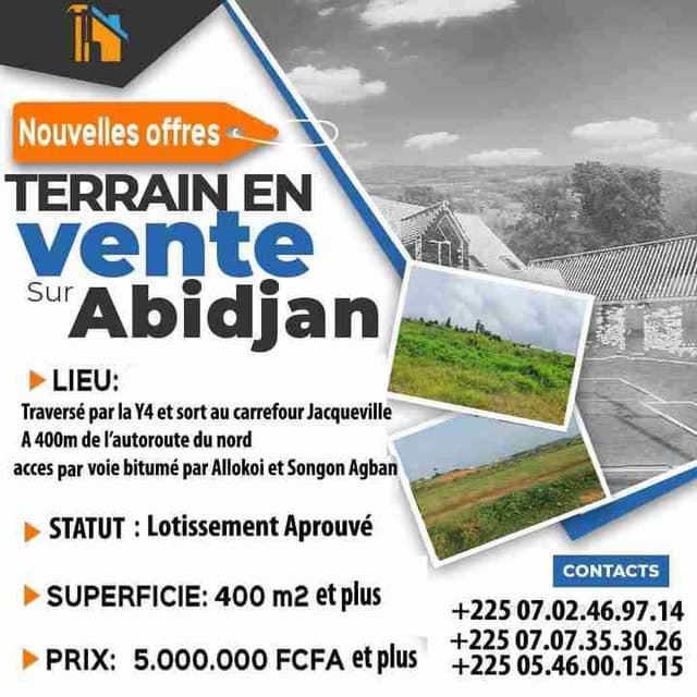 Vente de terrain à Abidjan