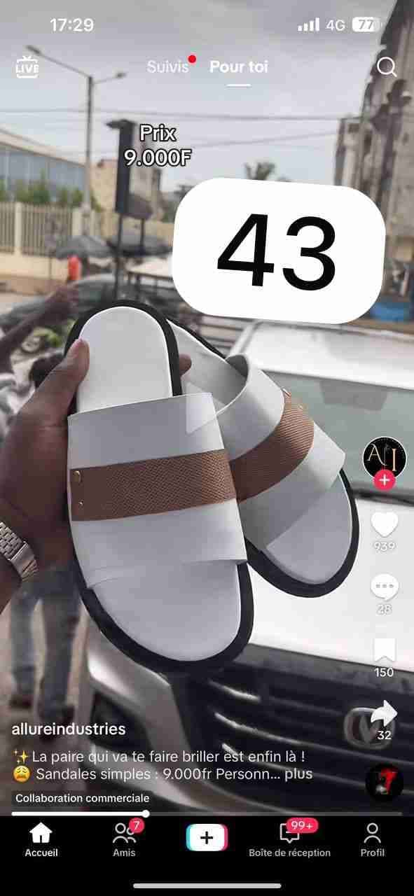 Vente des chaussures