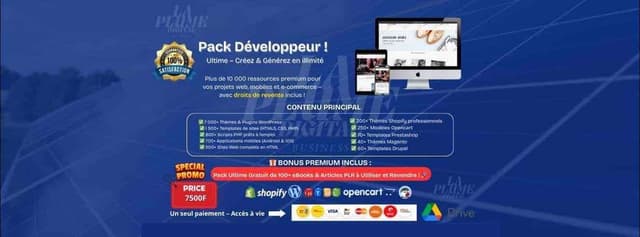 Pack Développeur Ultime – Boostez vos projets web & mobiles !