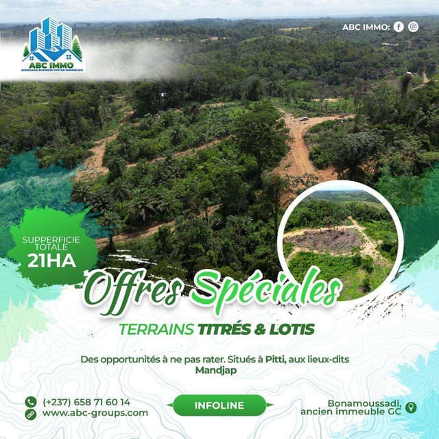 promotion des terrains a NKENDECK et PITTI