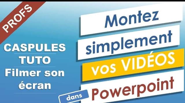 Formation en power point pour faire une projection de formation, mémoire, ..,