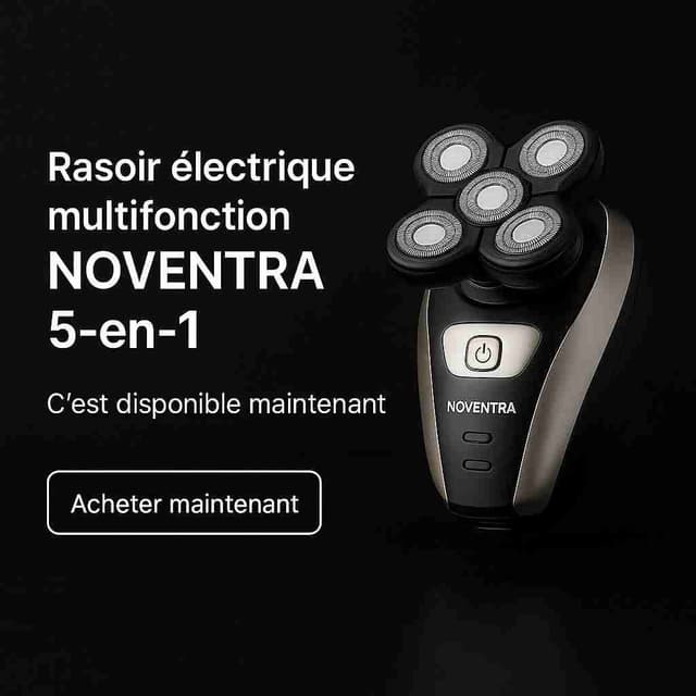 RASOIR ÉLECTRIQUE 5 EN 1