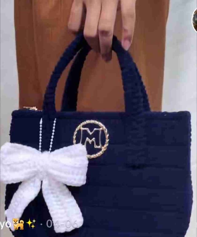 Sa en crochet fait main