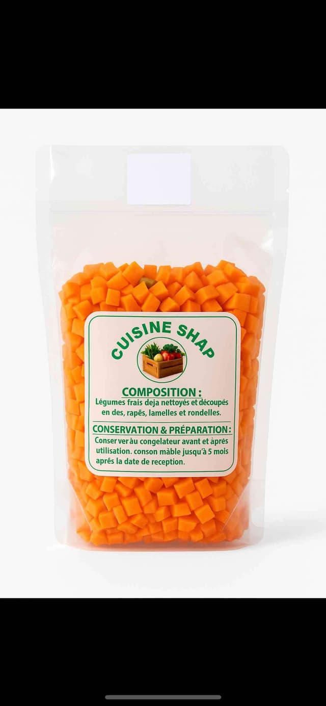 Carottes en dès
