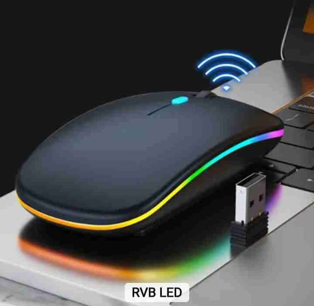Souris sans fil rechargeables avec bluetooth