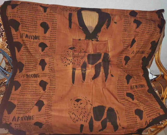 Boubou complet Forêt sacrée