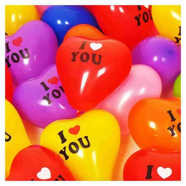 Balloons en coeur