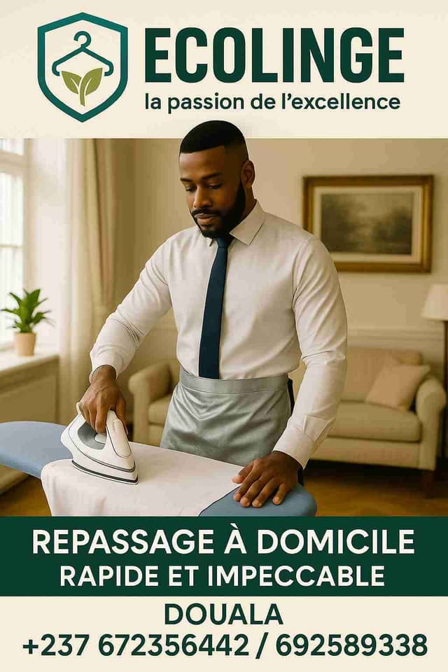 Service de repassage professionnel à domicile ECOLINGE