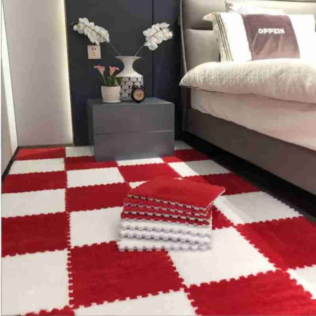 Tapis moquette puzzle