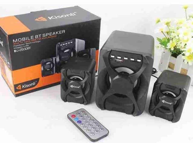 Mini Hoofer Enceintes Bluetooth avec Subwoofer