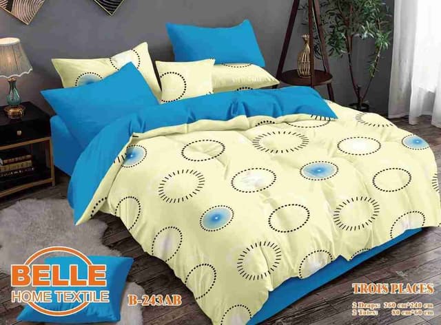 Vente des draps de lit.