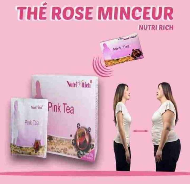 Thé Rose Minceur  Longrich – Ventre plat et Bien-être garanti 🌿