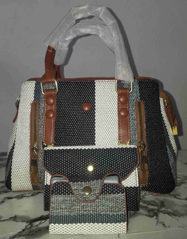Sac a main a trois pièces