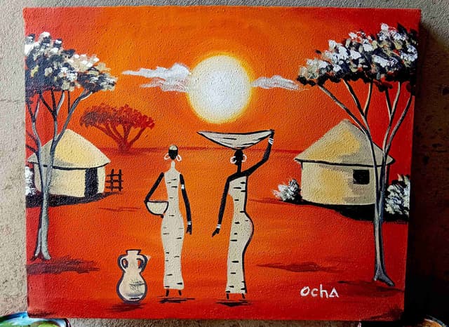 🎨 Toile d’art originale à petit prix – 5000 F seulement !