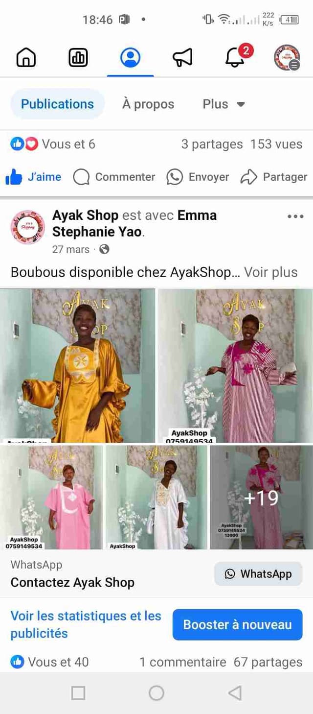 Boubous Dame a bas prix