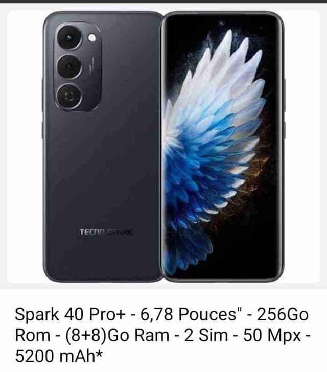 Techno spark 40 pro+