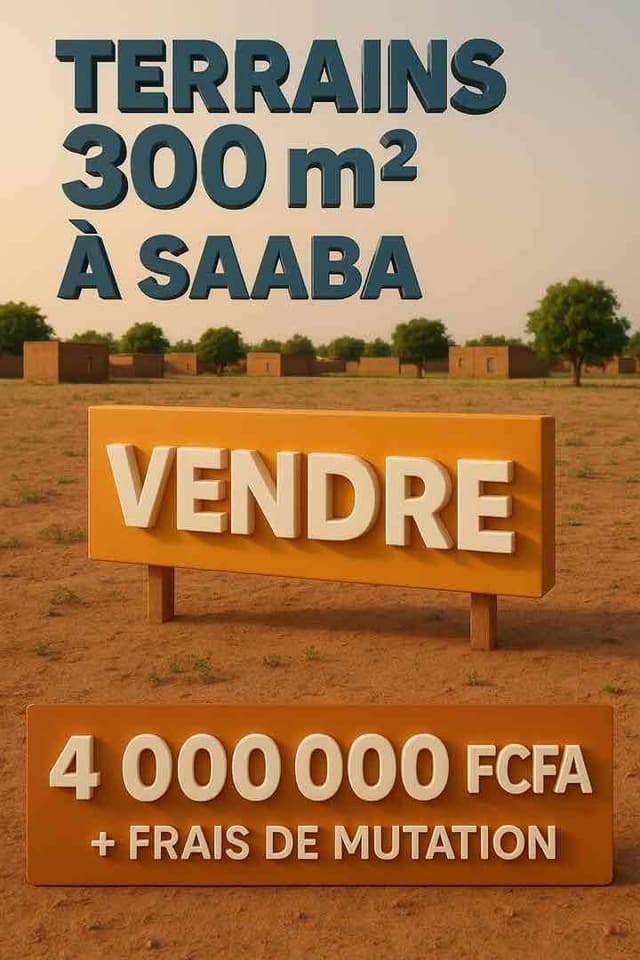 Terrain situé à Saaba