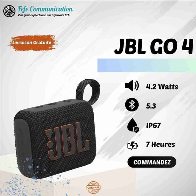JBL GO 4 - Enceinte Bluetooth
