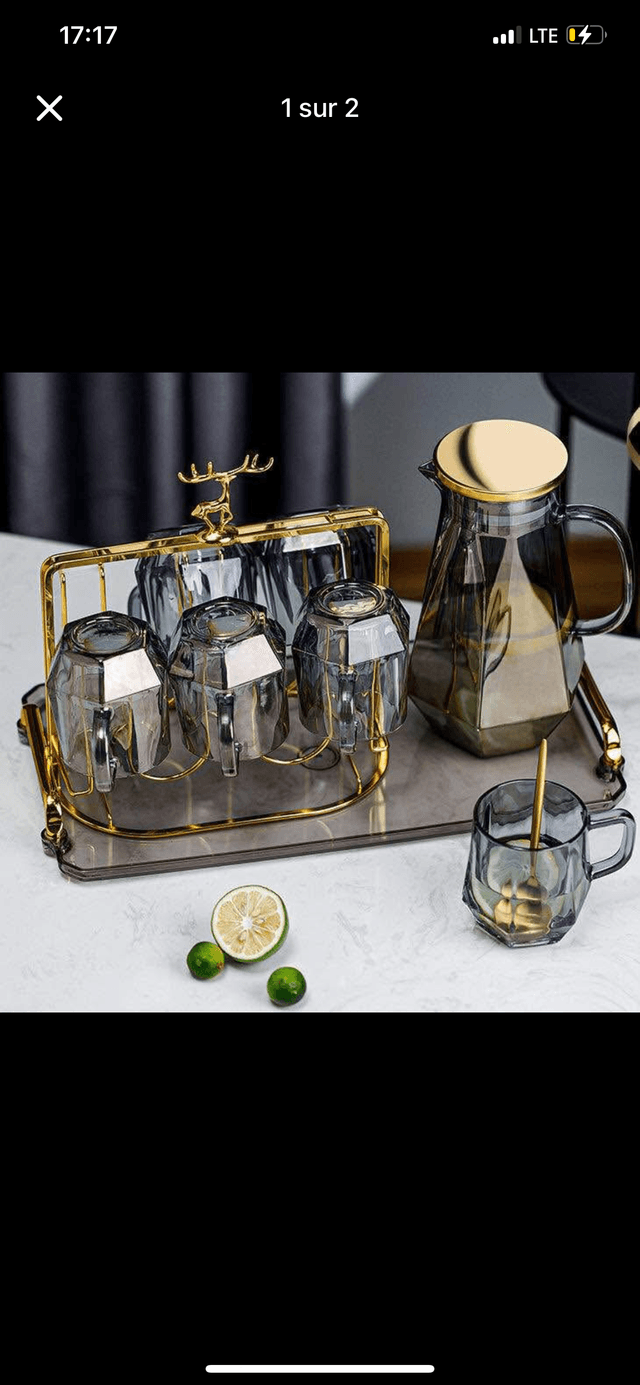 Carafe en verre