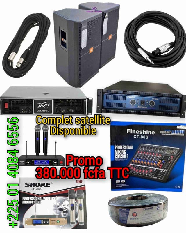 Sono complet avec satellite disponible