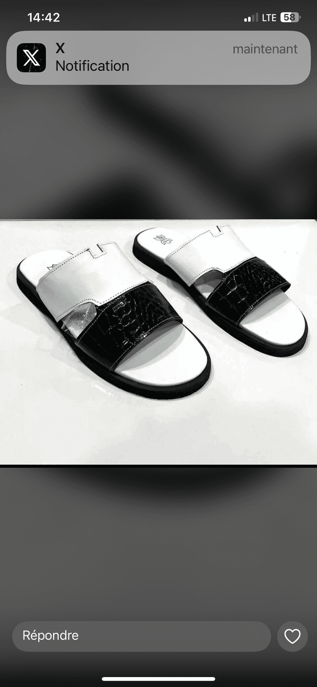 Sandales en cuir