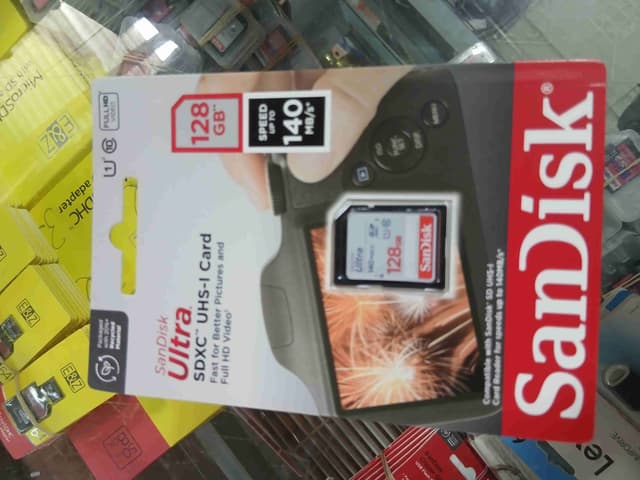 Carte mémoire  SD 128gb
