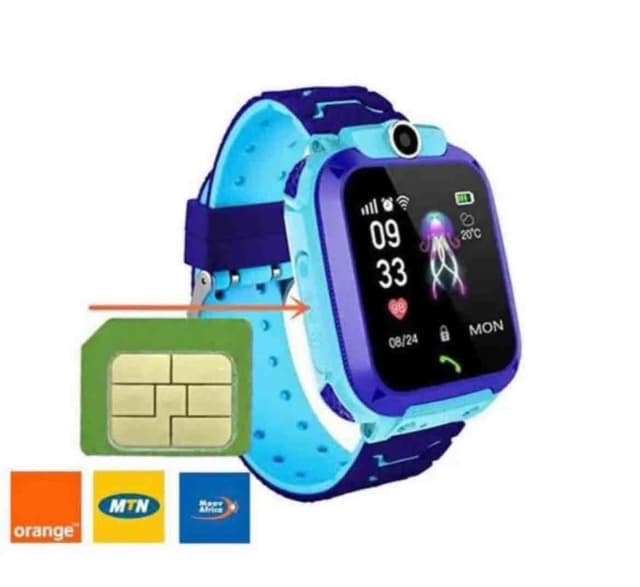 Montre connectée avec puce