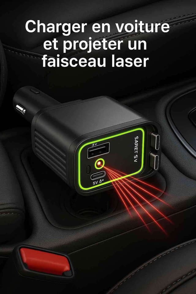 Chargeur 4en1