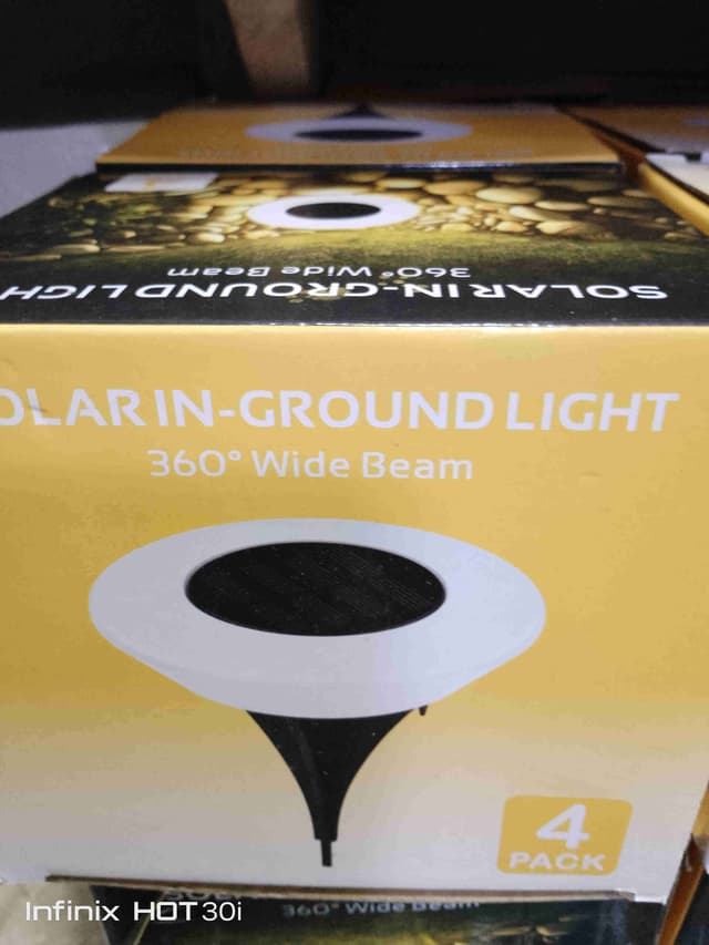 PACK de 4 Led solaire extérieur