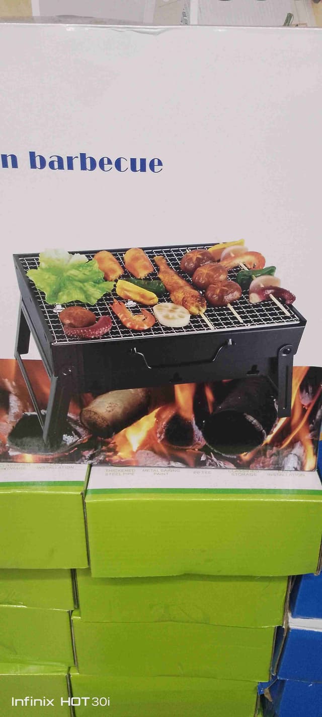 Barbecue avec charbon