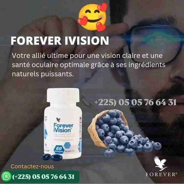Soutien oculaire avec vision