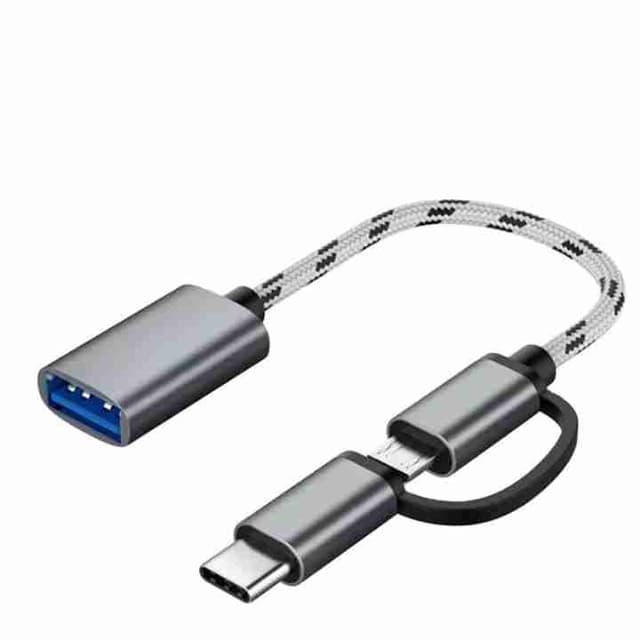 Adaptateur OTG Android 2 en 1 USB 3.0