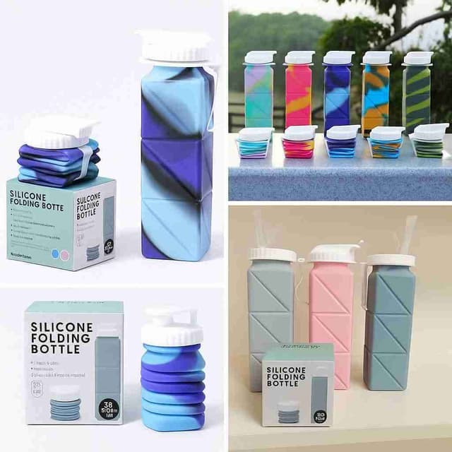 Gourdes pliable en silicone