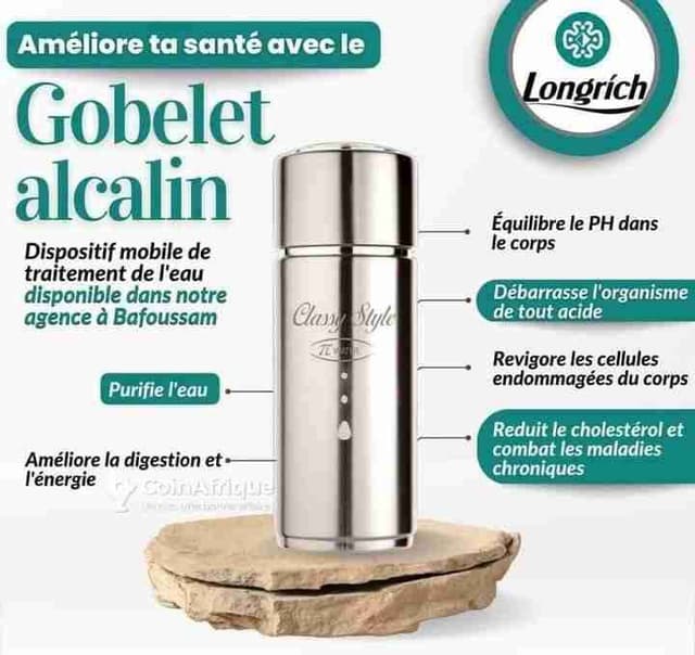 Le gobelet alcalin longrich