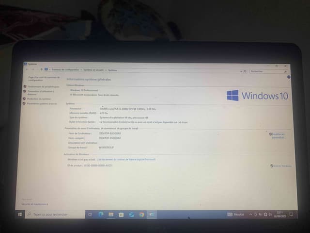ORDINATEUR PORTABLE